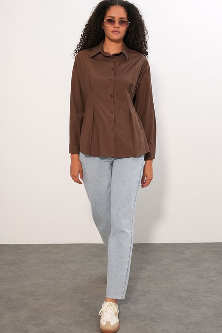 Fitted Poplin Overhemd Met Knoopsluiting - Image 2