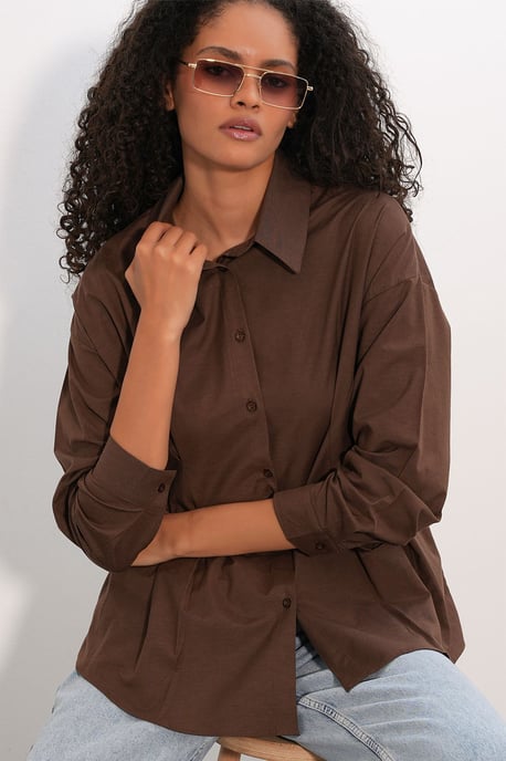 Fitted Poplin Overhemd Met Knoopsluiting - Image 3