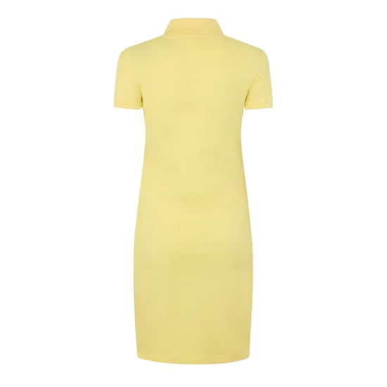 Lacoste Womens/Ladies Collared Polo Shirt Dress (Yellow) - Image 3