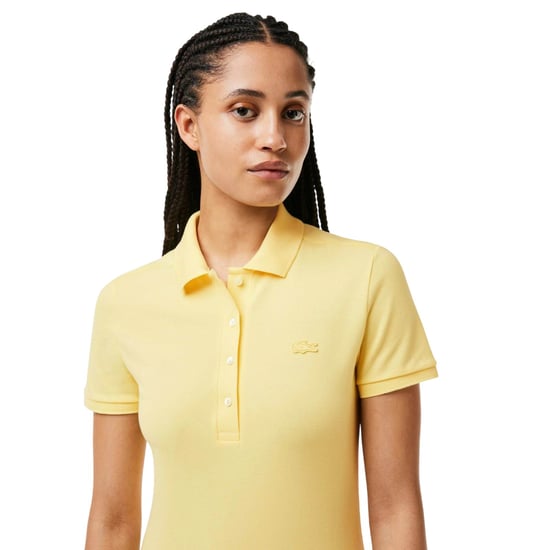 Lacoste Womens/Ladies Collared Polo Shirt Dress (Yellow) - Image 4