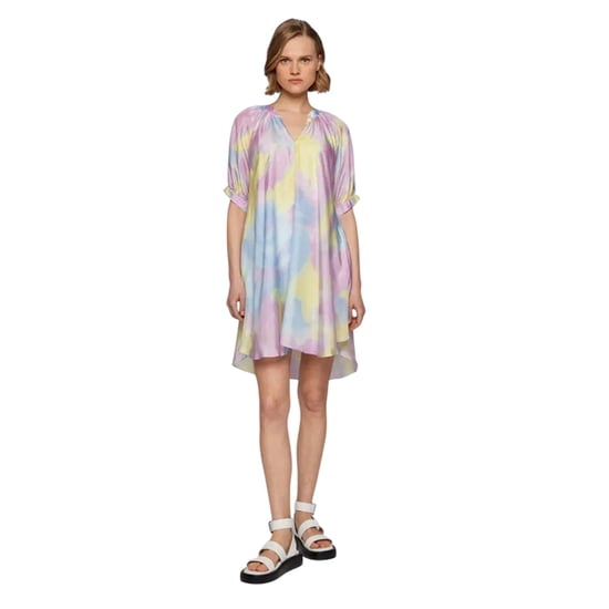 Boss Zijden mini-jurk voor dames (Meerkleurige afdrukken) - Image 1