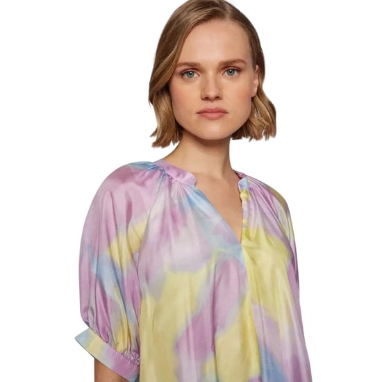 Boss Zijden mini-jurk voor dames (Meerkleurige afdrukken) - Image 4