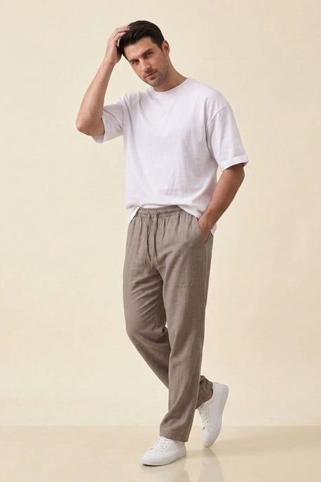 Men's Straight-leg Woven Trousers - Image 1