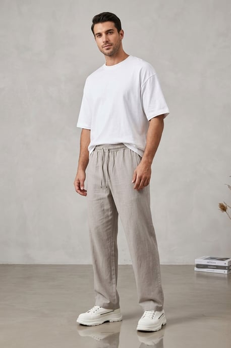 Men's Straight-leg Woven Trousers - Image 1