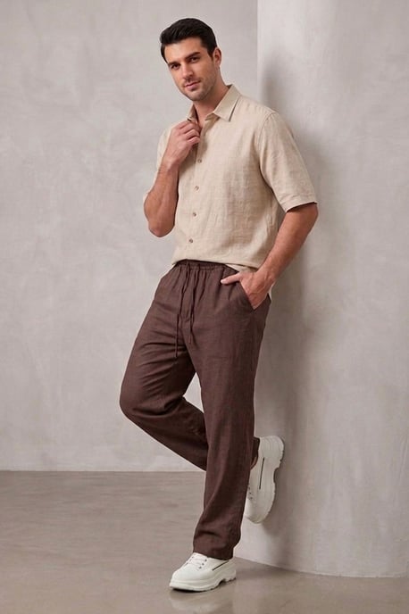 Men's Straight-leg Woven Trousers - Image 1