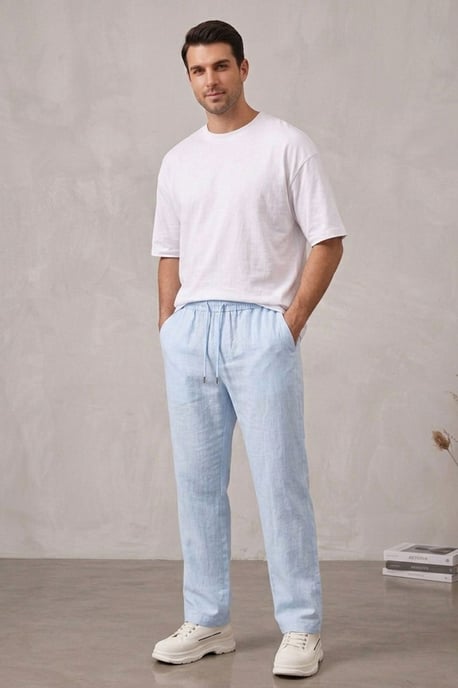 Men's Straight-leg Woven Trousers - Image 2