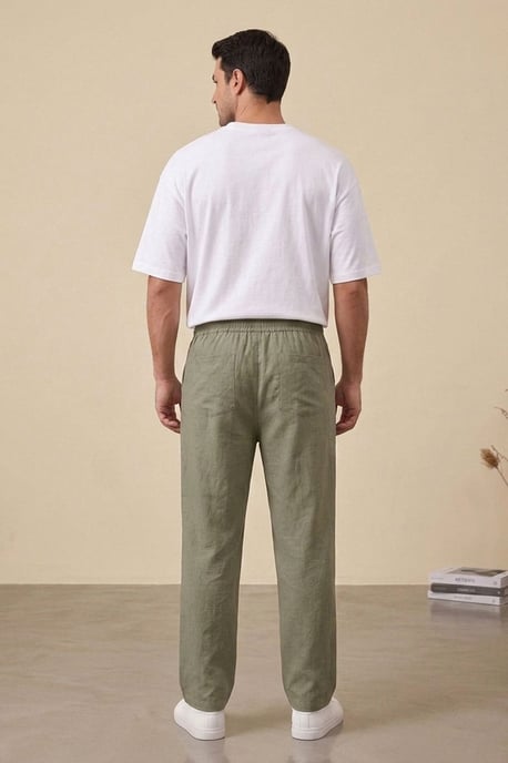 Men's Straight-leg Woven Trousers - Image 2