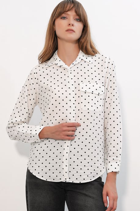 Oversized Gestreepte Woven Shirt - Image 3