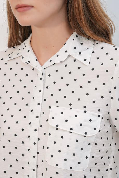 Oversized Gestreepte Woven Shirt - Image 6