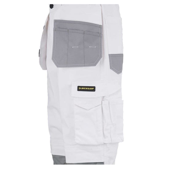 Dunlop Herenwerkbroek (Wit/Grijs) - Image 4