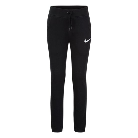 Nike Childrens/Kids Fleece Swoosh Jogging Bottoms (Black) - Image 1