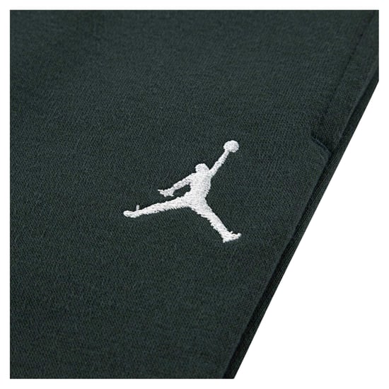 Nike Air Jordan Brooklyn fleece joggingbroek met open zoom voor kinderen (Middernacht groen) - Image 4