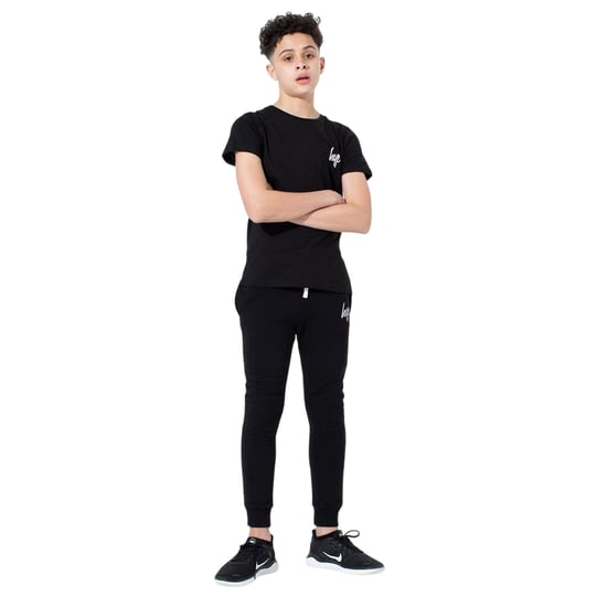 Hype Childrens/Kids Script Joggers (Black) - Image 1