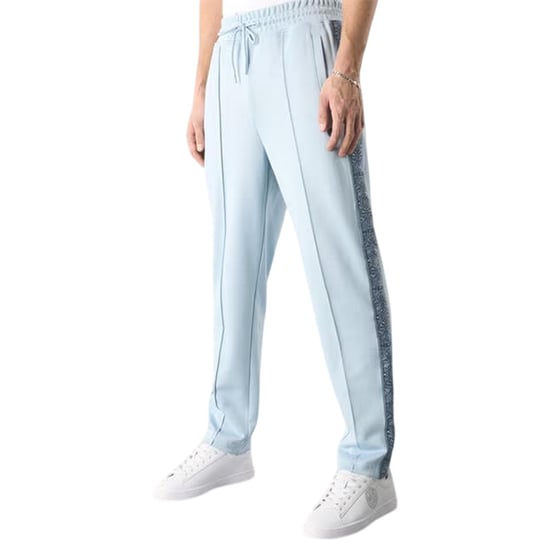 Pretty Green Mens Paisley Tracksuit Bottoms (Light Blue) - Image 4