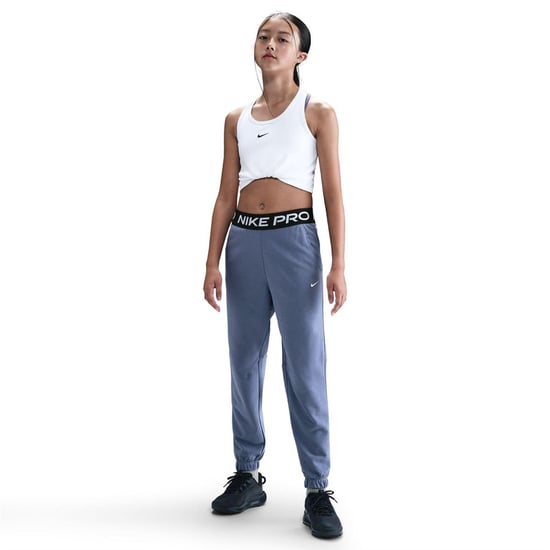 Nike Childrens/Kids Pro Dri-FIT Jogging Bottoms (Indigo) - Image 3