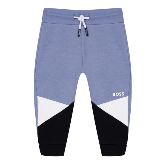 Boss Kinder/Kids Kleurblok Regular Joggers (Medium Grijs) - Image 1