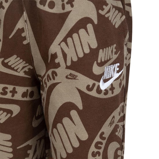 Nike Sportkleding voor kinderen: joggingbroek van clubfleece met logo over het hele oppervlak (Bruin) - Image 2