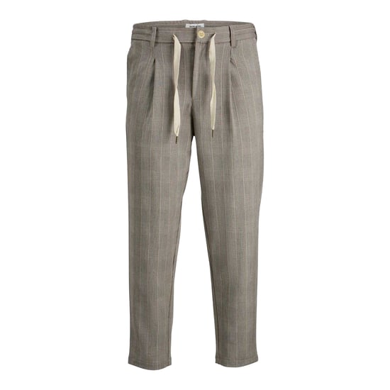 Jack And Jones Heren Billcapri geruite chino met taps toelopende pijpen (Servies) - Image 1