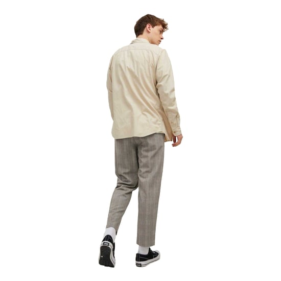 Jack And Jones Heren Billcapri geruite chino met taps toelopende pijpen (Servies) - Image 2