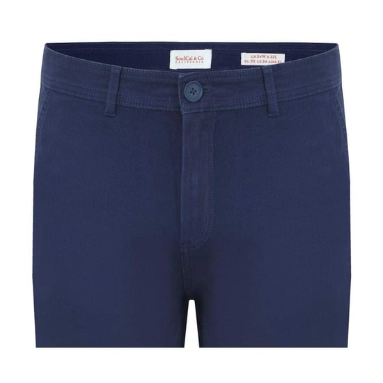 SoulCal Mens Cotton Blend Chinos (Navy) - Image 3