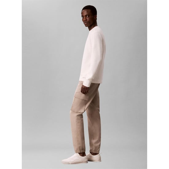 Calvin Klein Mens Cargo Trousers (Vintage Khaki) - Image 4