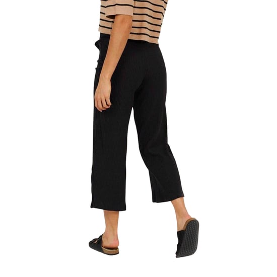 Brave Soul Dames/Dames Relaxed Broek Met Wijde Pijpen (Zwart) - Image 3