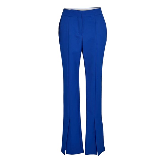 Off White Womens/Ladies High Waist Slim Trousers (Blue) - Image 2