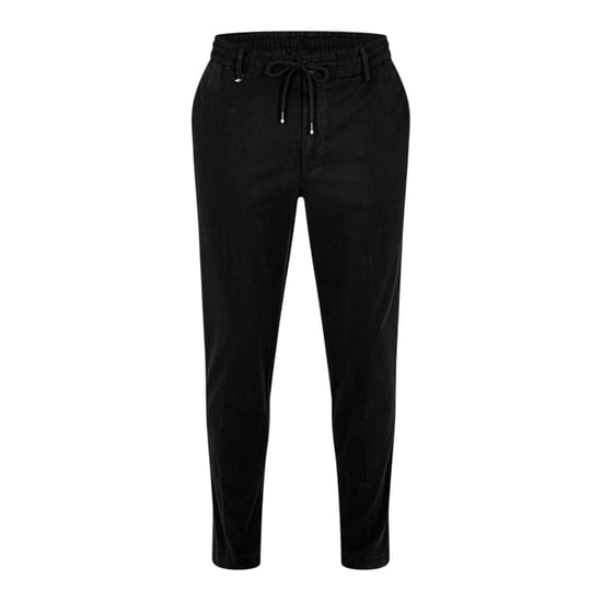 Boss Mens Cotton Blend Slim Trousers (Black) - Image 1