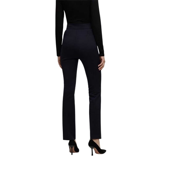 Hugo Boss Womens/Ladies Slim Trousers (Dark Blue) - Image 3