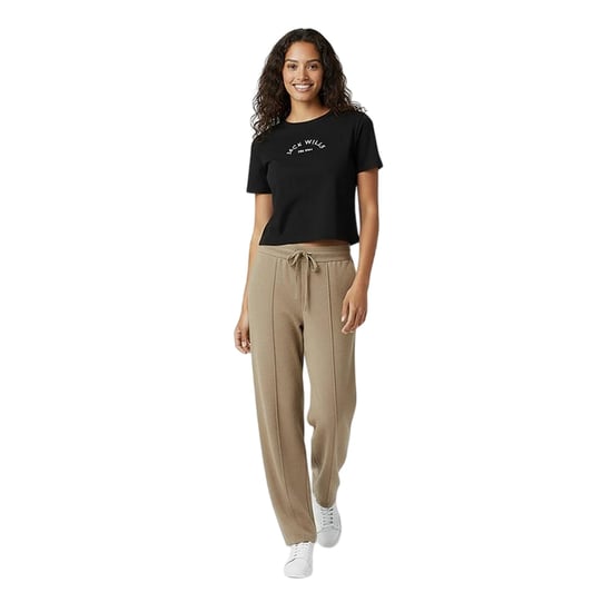 Jack Wills Womens/Ladies Pintuck Trousers (Taupe) - Image 4