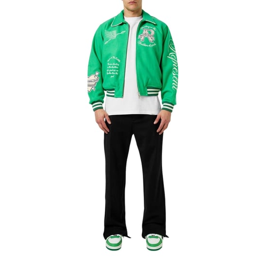 Represent Herenbroek van geweven stof met getrapte pasvorm (Zwart) - Image 1