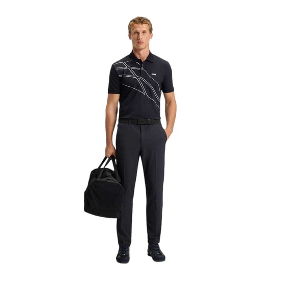 Boss Mens T Commuter Regular Trousers (Dark Blue) - Image 1