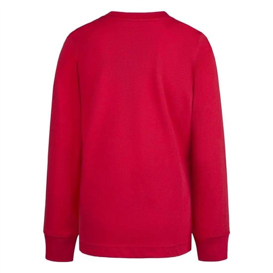 Nike Futura T-shirt met oversized logo en lange mouwen voor kinderen (Universiteitsrood) - Image 2