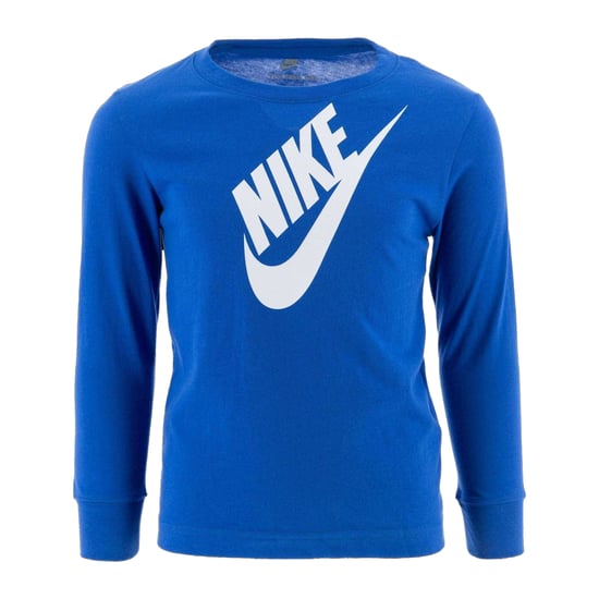 Nike Futura T-shirt met oversized logo en lange mouwen voor kinderen (Koninklijk Spel) - Image 1