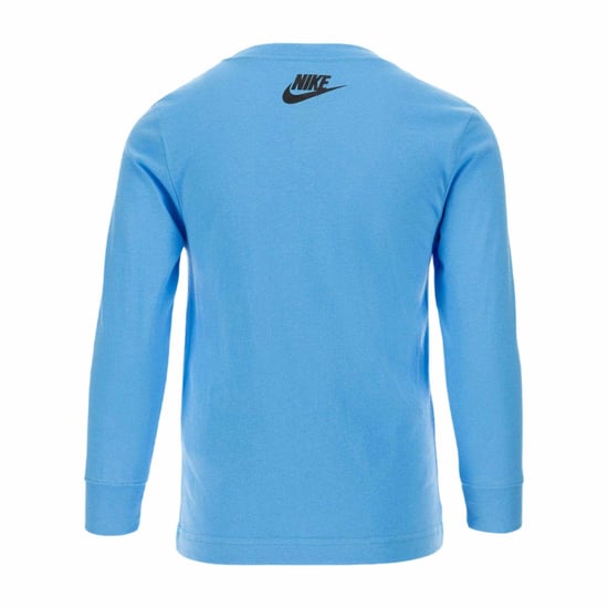 Nike Långärmad T-shirt i kamouflage för barn (Universitetsblått) - Image 2