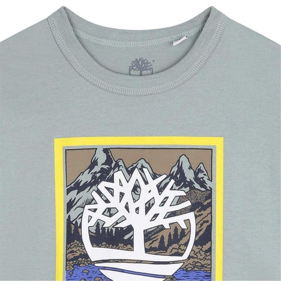Timberland Jongens Berg Logo T-Shirt (Grijs) - Image 3