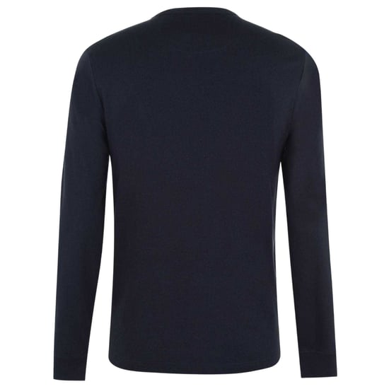 Farah Mens Dennis Long-Sleeved T-Shirt (True Navy) - Image 2