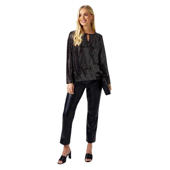 Biba Glitter-wikkeltop voor dames (Metaal) - Image 3