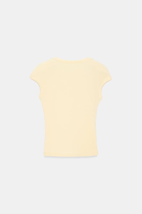 Fitted Cotton Jersey Crew Neck T-Shirt - Image 6