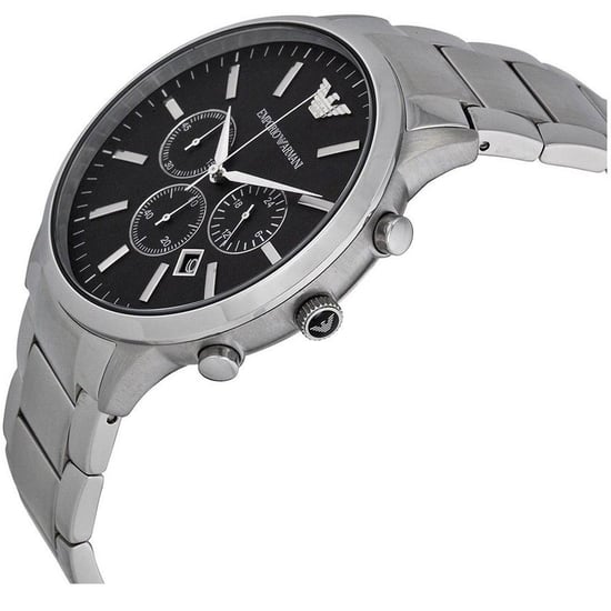 Emporio Armani Renato Heren Horloge Zilverkleurig AR2460 - Image 3