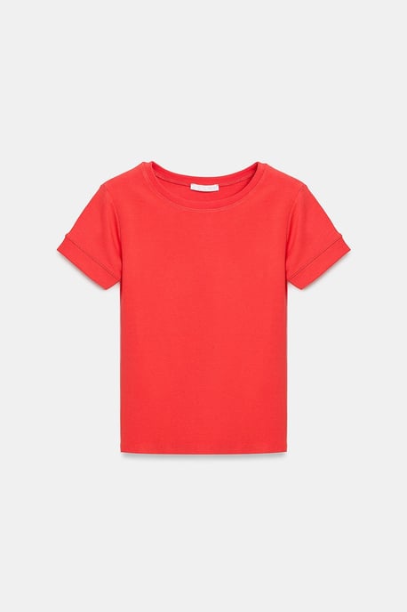 Dam Slim Fit Rundhalsad T-Shirt - Image 5