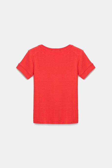 Dam Slim Fit Rundhalsad T-Shirt - Image 6