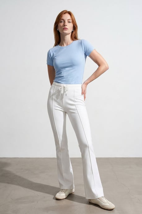 Women's Slim Fit Crew Neck T-Shirt - Image 4
