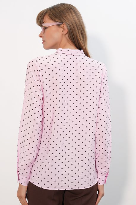 Polkadot Poplin Blouse - Image 6