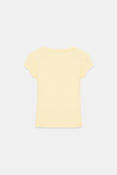 Slim Fit V-hals Jersey Blouse - Image 6