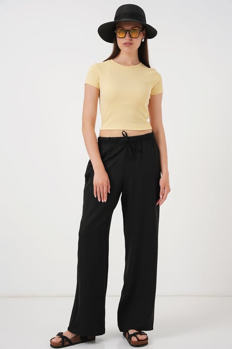Breda Leggings med Snörning - Image 3