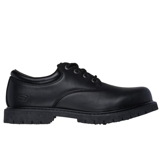 Skechers Work Cottonwood Cantix Mens Occupational Shoes Black - Image 1