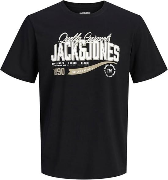 Jack & Jones Men's 3-Pack T-Shirts Short Sleeve O-Neck - Image 2