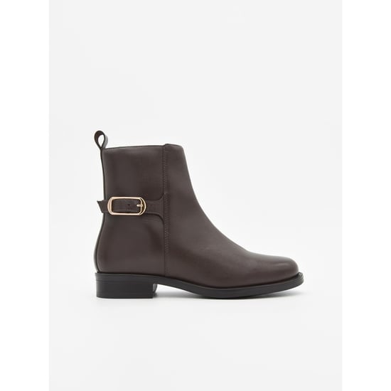Purapiel Flat Ankle Boot Bro4 Brown - Image 1