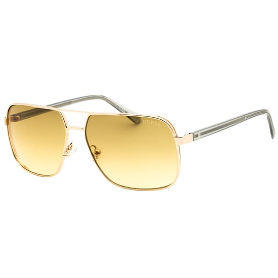 Guess Shiny Pale Gold Brown Gradient Sunglasses - Image 2